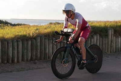 Pris pour une femme en plein Ironman: la folle més