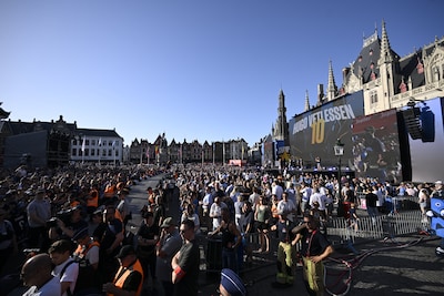 Des milliers de supporters à nouveau rassemblés pour fêter le titre du Club Bruges