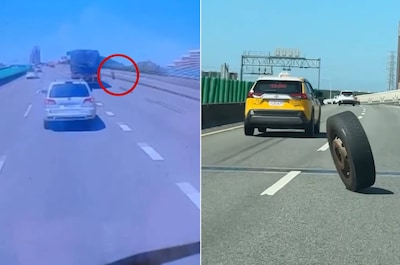 Panique sur l’autoroute: un camion perd une roue au beau milieu de la circulation
