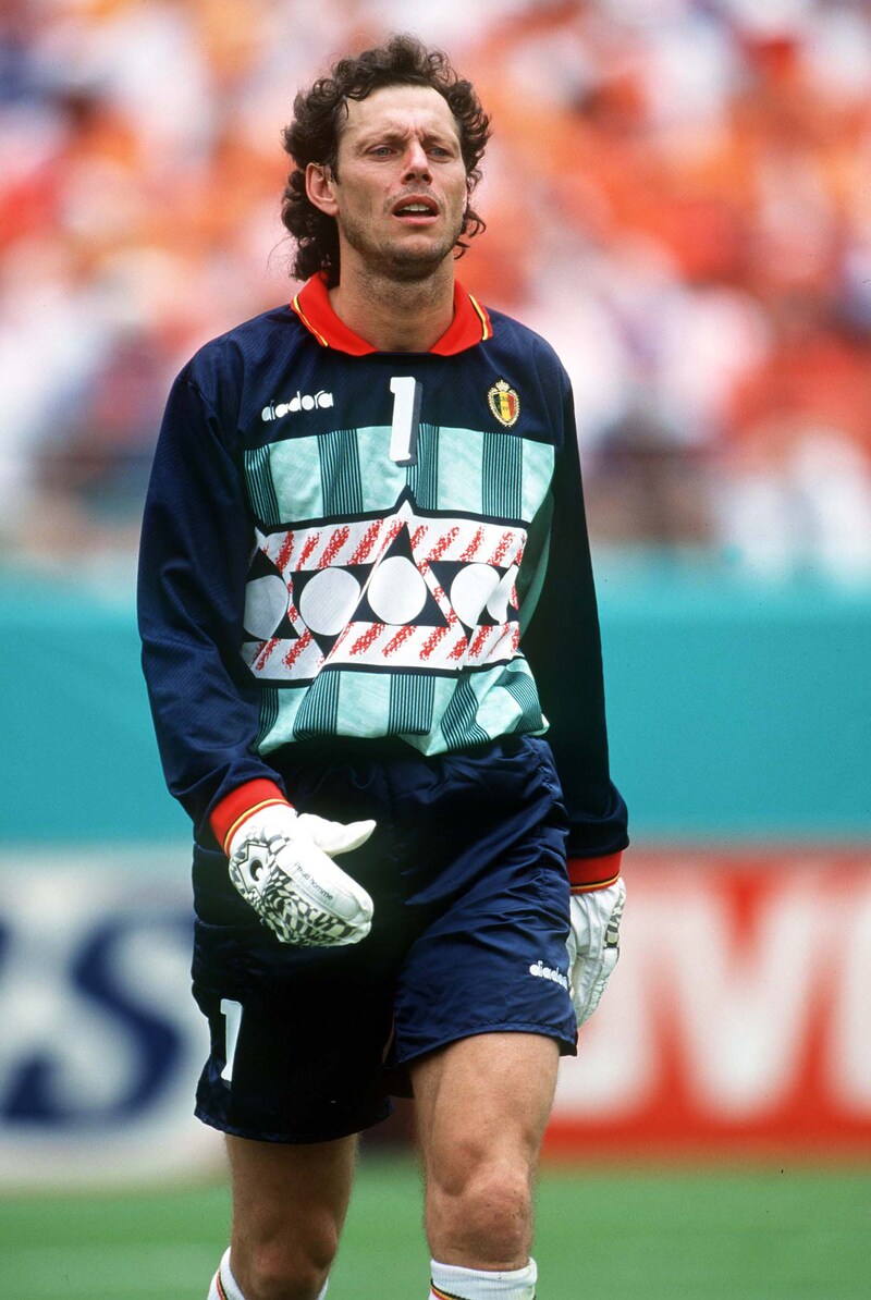 Gant Gardien Signé Ab Michel Preud ' Homme Belgique No Matchworn Chemise