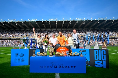 Simon Mignolet célébré, le ballon roule à Bruges (0-0)
