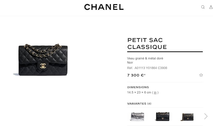 Prix sacs chanel hotsell