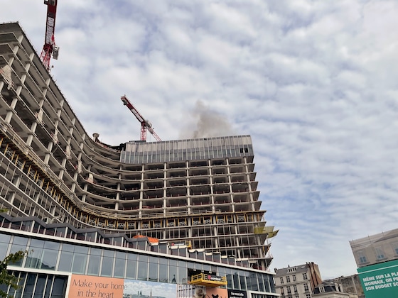 Le chantier avait déjà été frappé par un incendie, le 30 avril 2024.