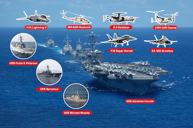 Dix navires de guerre américains au Moyen-Orient: une puissance de feu ...