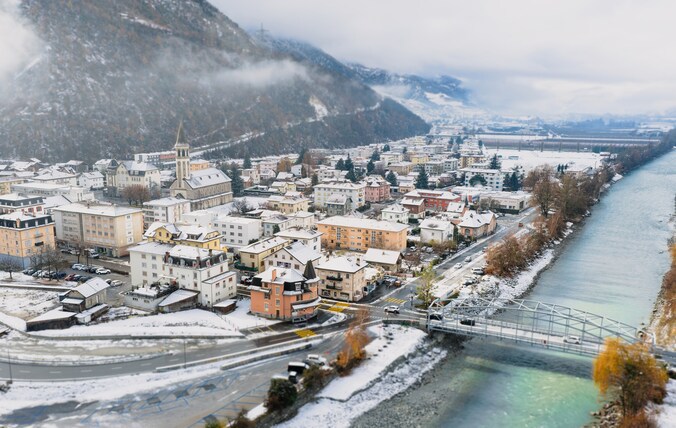 Un village suisse menacé par un glissement de terrain | 7sur7.be