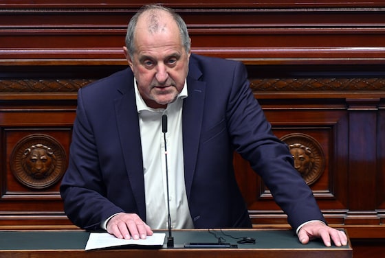 Benoît Piedboeuf, chef de groupe MR à la Chambre.