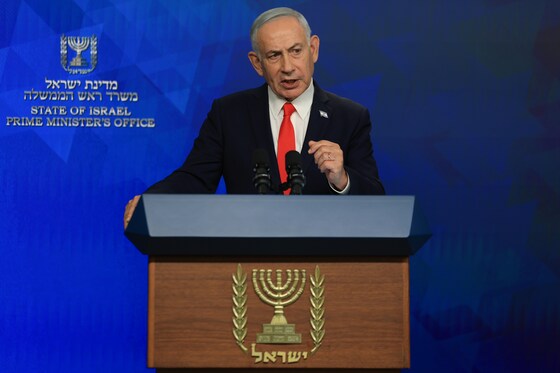 Le Premier ministre israélien Benjamin Netanyahu, le 15 juin 2026 à Jérusalem.
