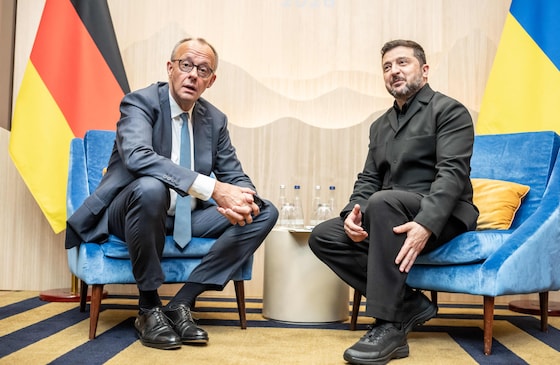 Friedrich Merz et Volodymyr Zelensky