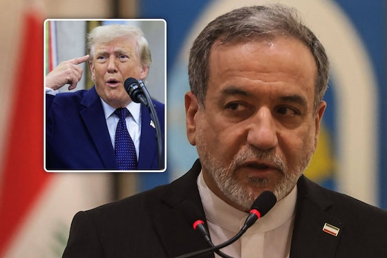 Donald Trump et Abbas Araghchi, chef de la diplomatie iranienne