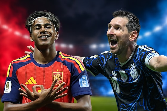 Lamine Yamal et Lionel Messi