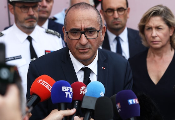 Le ministre de l'Intérieur français Laurent Nuñez à Bordeaux, ce 22 juillet.