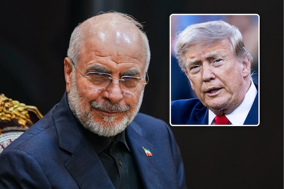 Mohammad Bagher Ghalibaf et Donald Trump