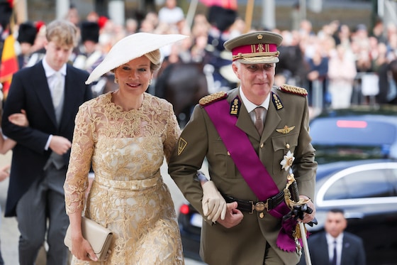 La reine Mathilde et le roi Philippe