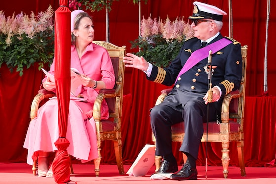 Le prince Laurent et la princesse Claire. 