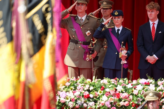 La princesse Elisabeth a choisi l'uniforme de l'armée de l'air, cette année. 