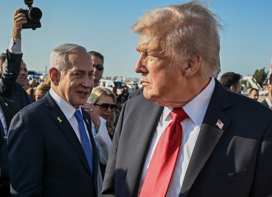 Les deux hommes en Israël en octobre 2025.