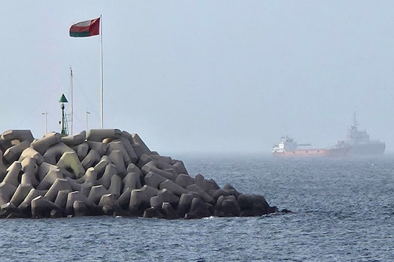 Navires dans le golfe d'Oman
