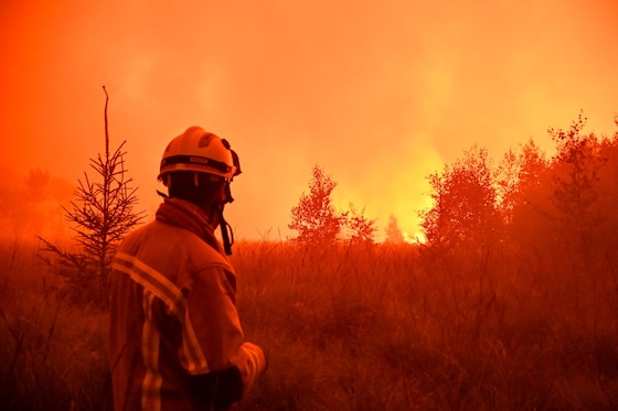 Les Fagnes, ce lundi.