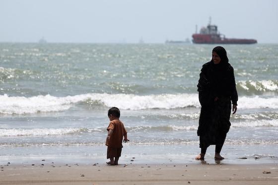 Le détroit vu depuis l'Iran, ce mardi.