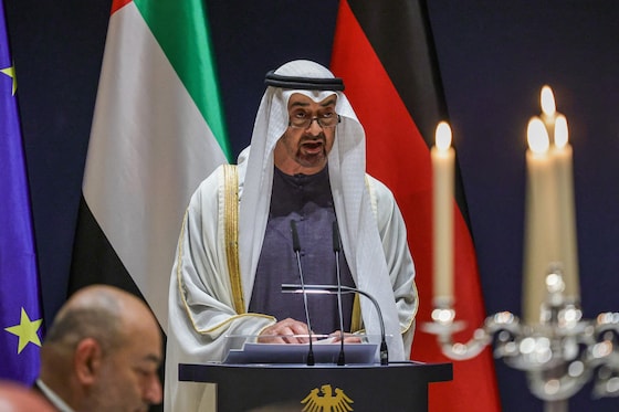 Le président des Émirats arabes unis Mohammed ben Zayed, à Berlin le 10 septembre 2026.