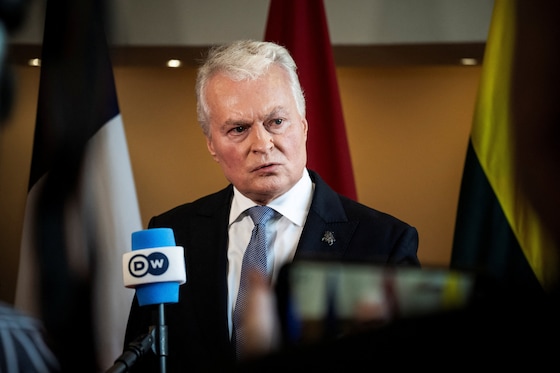 Le président lituanien, Gitanas Nauseda