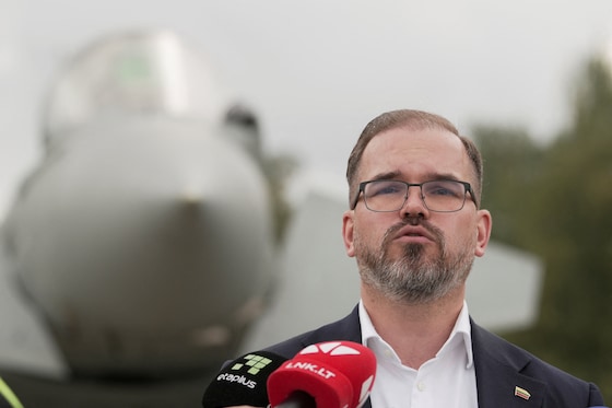 Le ministre de la Défense lituanien, Robertas Kaunas.