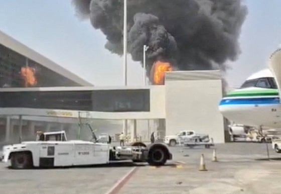 Attaque houthie sur l'aéroport de Ryad le 8 octobre