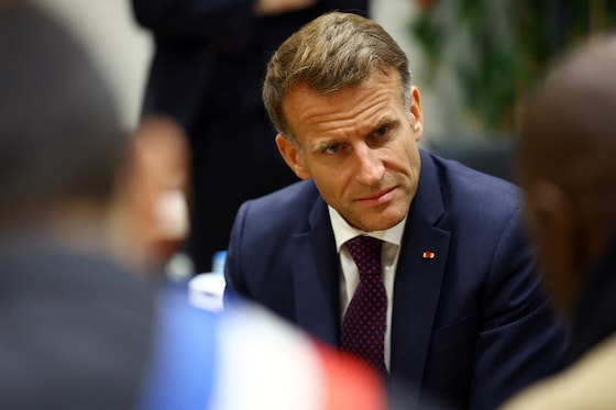 Emmanuel Macron à Trappes le 23 octobre 2026.