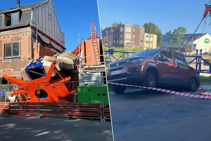 Une grue de 30 mètres de haut s’effondre à Gand: “J’ai cru que ma ...