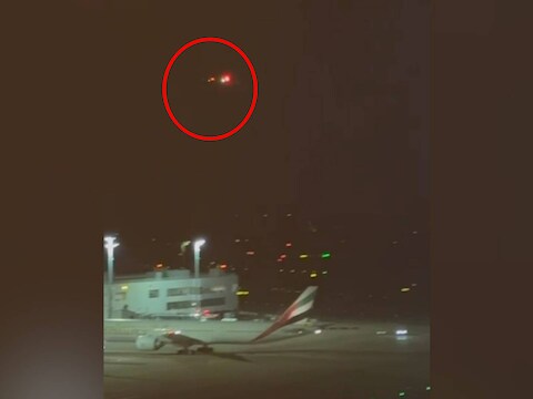 L’énorme drone au-dessus de Zaventem.