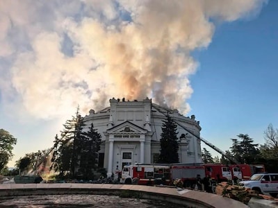 Des frappes ukrainiennes massives ont visé plusieu