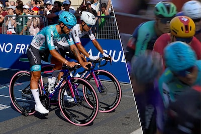 Un coup de tête en plein sprint: Enrico Zanoncello exclu du Giro