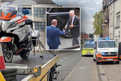 L’apparition surprise du roi Philippe: il était inquiet pour un motard de l’escorte royale